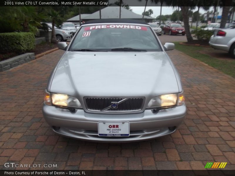 Mystic Silver Metallic / Gray 2001 Volvo C70 LT Convertible