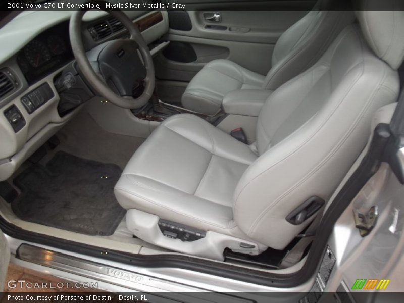Mystic Silver Metallic / Gray 2001 Volvo C70 LT Convertible
