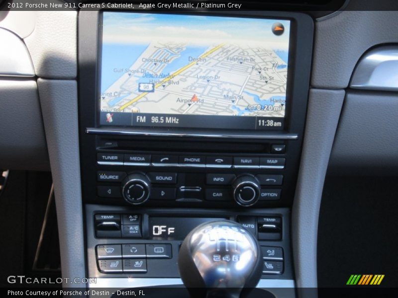 Navigation of 2012 New 911 Carrera S Cabriolet