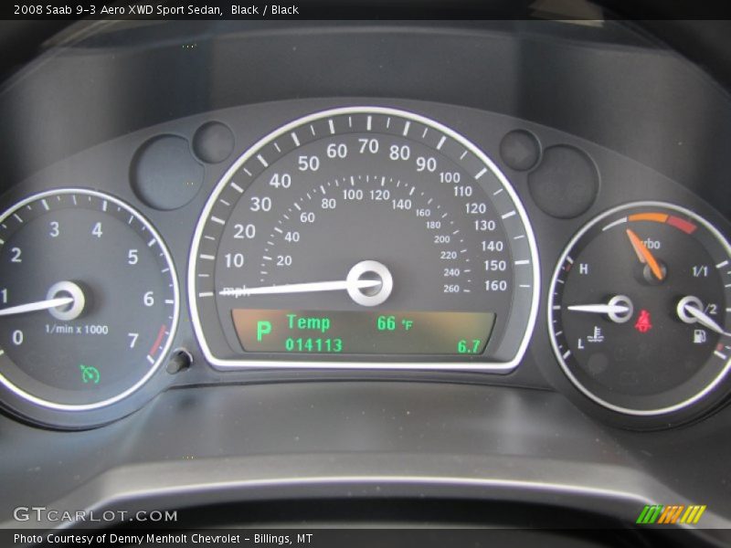  2008 9-3 Aero XWD Sport Sedan Aero XWD Sport Sedan Gauges