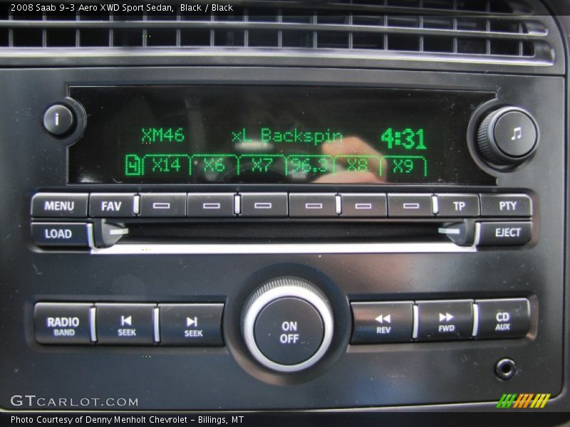 Audio System of 2008 9-3 Aero XWD Sport Sedan