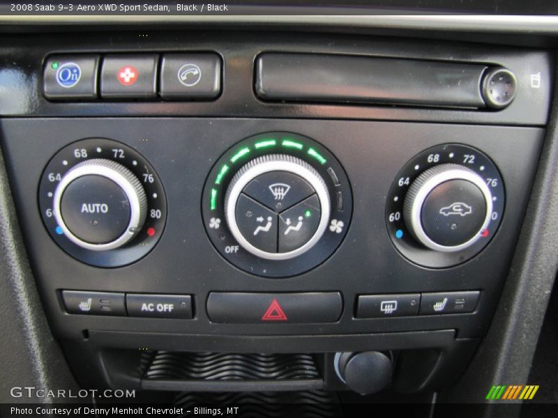 Controls of 2008 9-3 Aero XWD Sport Sedan