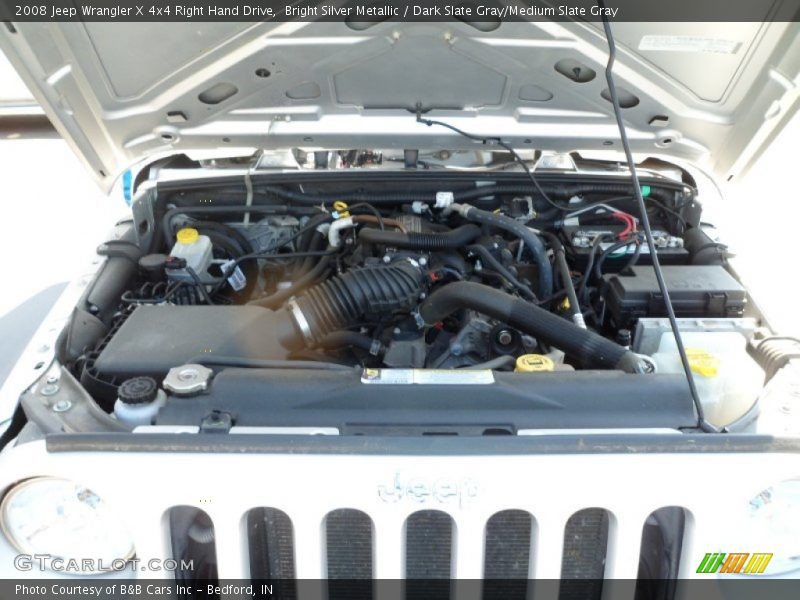 Bright Silver Metallic / Dark Slate Gray/Medium Slate Gray 2008 Jeep Wrangler X 4x4 Right Hand Drive