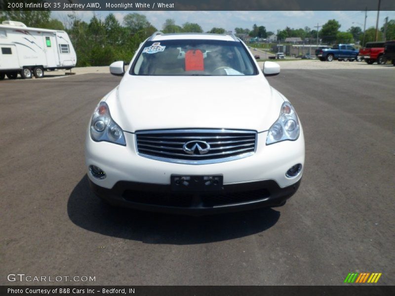 Moonlight White / Wheat 2008 Infiniti EX 35 Journey AWD