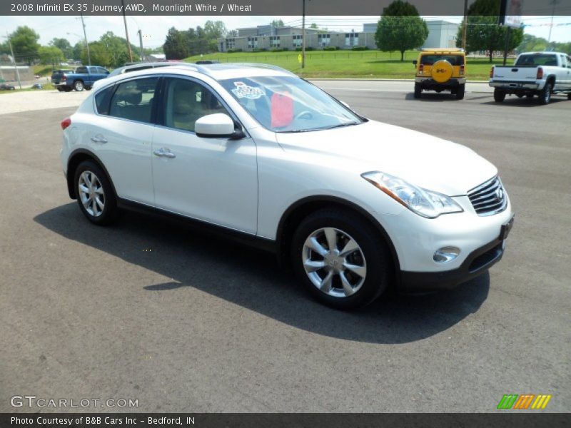 Moonlight White / Wheat 2008 Infiniti EX 35 Journey AWD