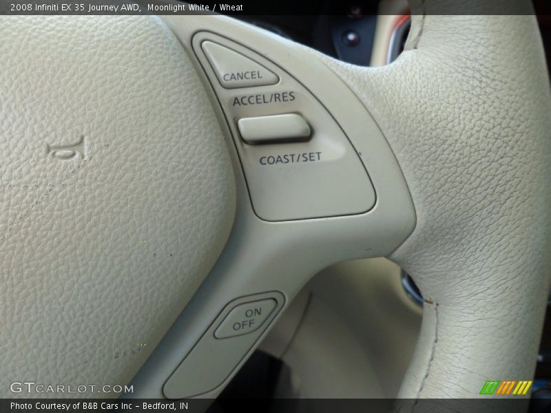 Moonlight White / Wheat 2008 Infiniti EX 35 Journey AWD
