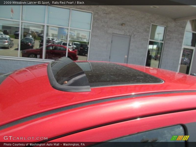Rally Red Pearl / Black 2009 Mitsubishi Lancer ES Sport