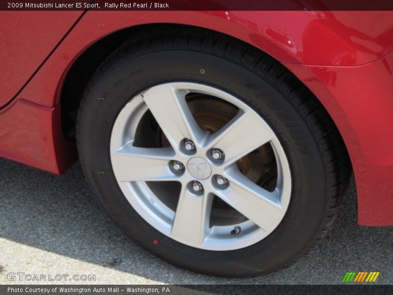 Rally Red Pearl / Black 2009 Mitsubishi Lancer ES Sport