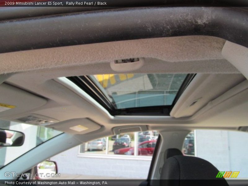 Rally Red Pearl / Black 2009 Mitsubishi Lancer ES Sport