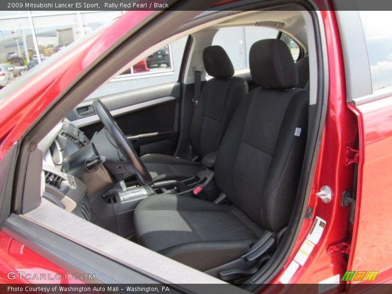 Rally Red Pearl / Black 2009 Mitsubishi Lancer ES Sport