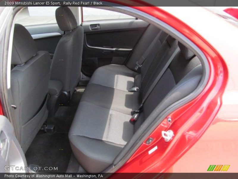 Rally Red Pearl / Black 2009 Mitsubishi Lancer ES Sport