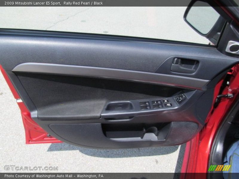 Rally Red Pearl / Black 2009 Mitsubishi Lancer ES Sport