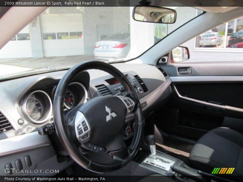 Rally Red Pearl / Black 2009 Mitsubishi Lancer ES Sport