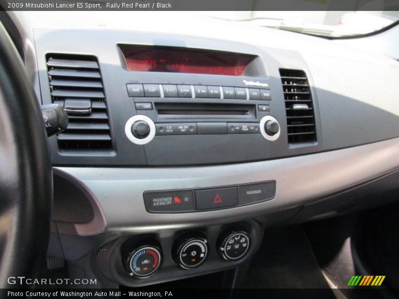 Rally Red Pearl / Black 2009 Mitsubishi Lancer ES Sport