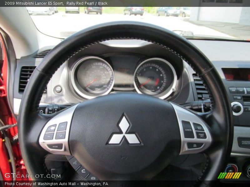Rally Red Pearl / Black 2009 Mitsubishi Lancer ES Sport