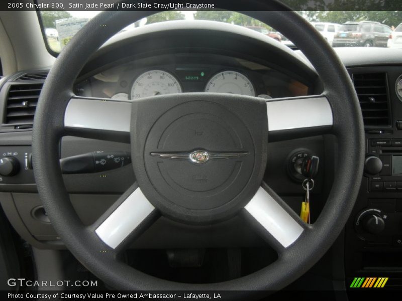 Satin Jade Pearl / Dark Slate Gray/Light Graystone 2005 Chrysler 300