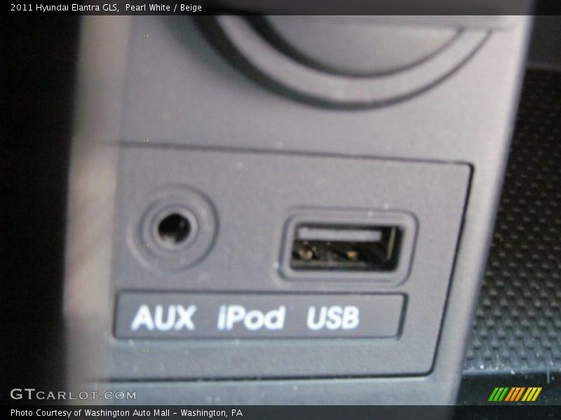 Pearl White / Beige 2011 Hyundai Elantra GLS