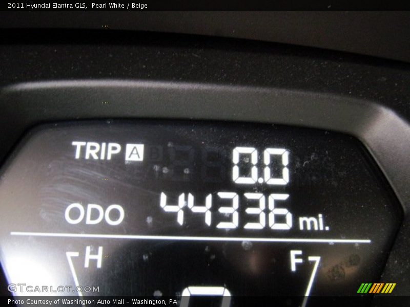 Pearl White / Beige 2011 Hyundai Elantra GLS