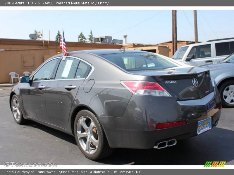 Polished Metal Metallic / Ebony 2009 Acura TL 3.7 SH-AWD