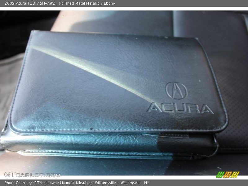 Polished Metal Metallic / Ebony 2009 Acura TL 3.7 SH-AWD