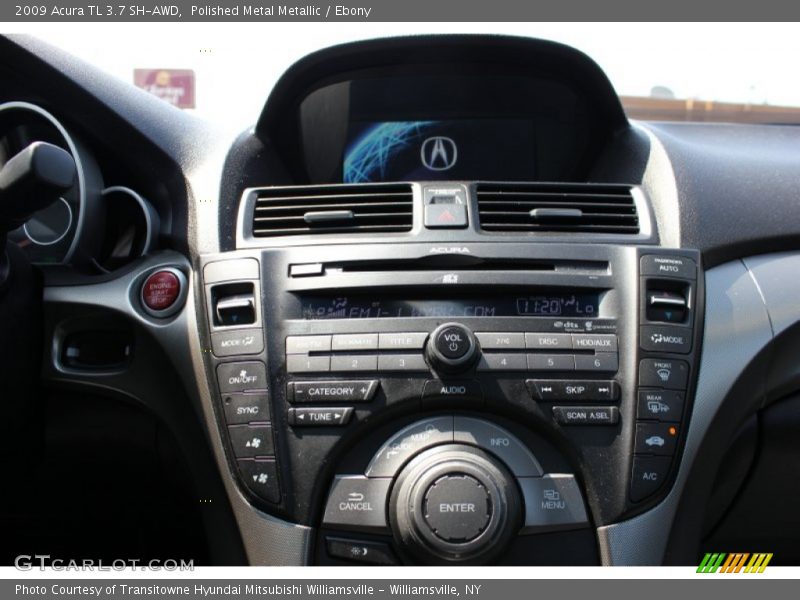 Polished Metal Metallic / Ebony 2009 Acura TL 3.7 SH-AWD