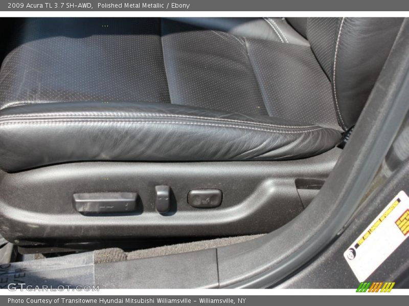 Polished Metal Metallic / Ebony 2009 Acura TL 3.7 SH-AWD