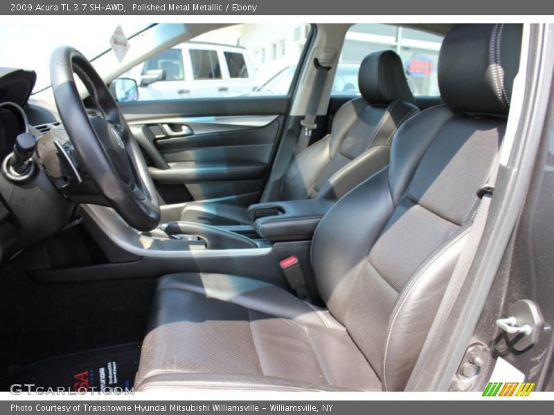 Polished Metal Metallic / Ebony 2009 Acura TL 3.7 SH-AWD