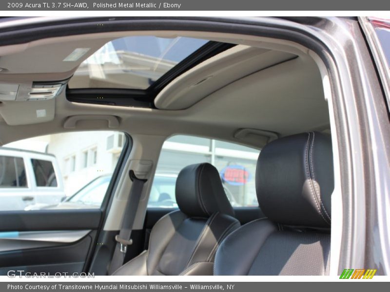 Polished Metal Metallic / Ebony 2009 Acura TL 3.7 SH-AWD