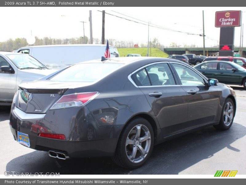 Polished Metal Metallic / Ebony 2009 Acura TL 3.7 SH-AWD