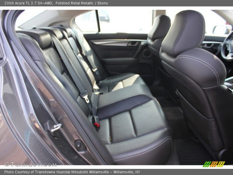 Polished Metal Metallic / Ebony 2009 Acura TL 3.7 SH-AWD
