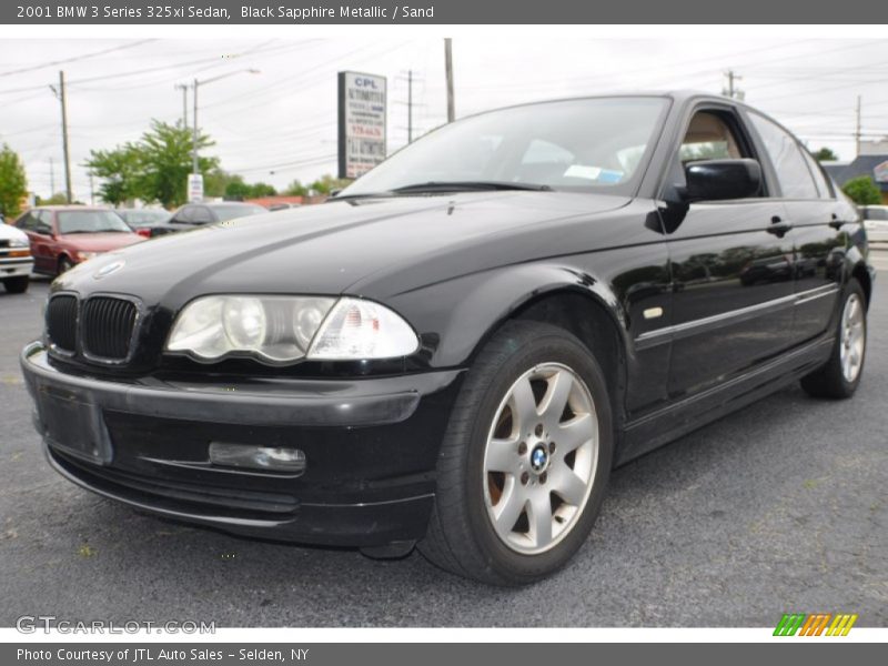 Black Sapphire Metallic / Sand 2001 BMW 3 Series 325xi Sedan