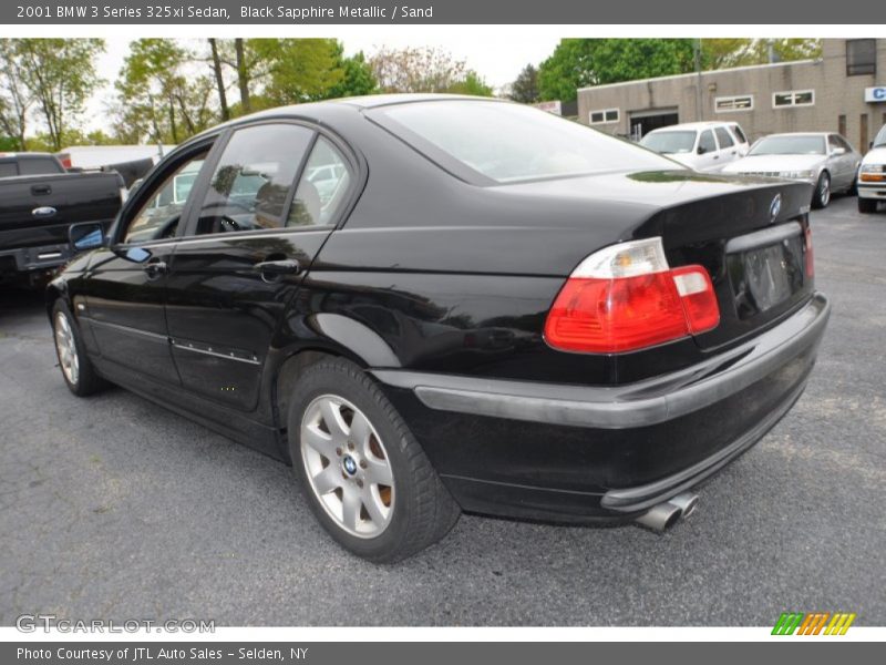 Black Sapphire Metallic / Sand 2001 BMW 3 Series 325xi Sedan