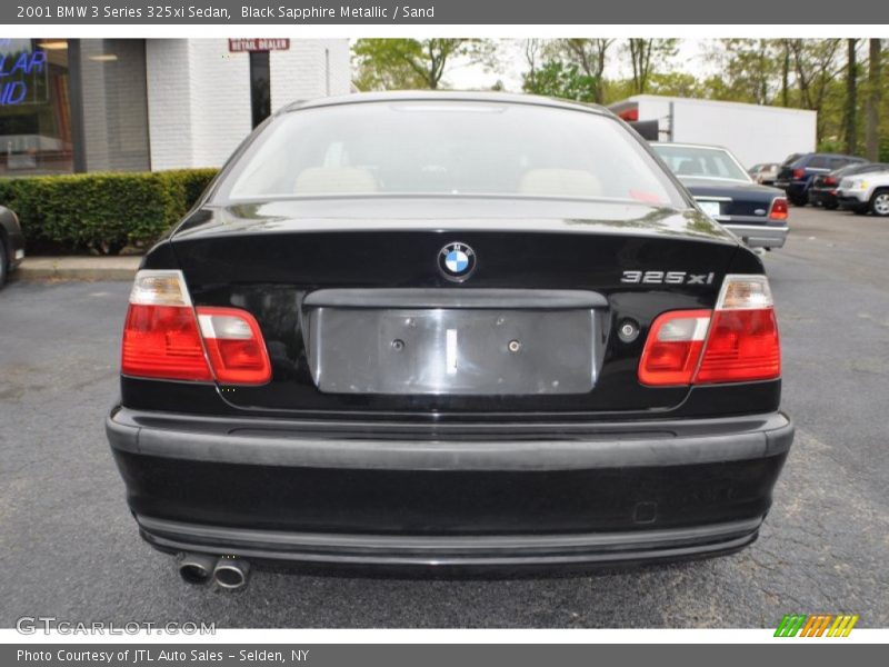 Black Sapphire Metallic / Sand 2001 BMW 3 Series 325xi Sedan