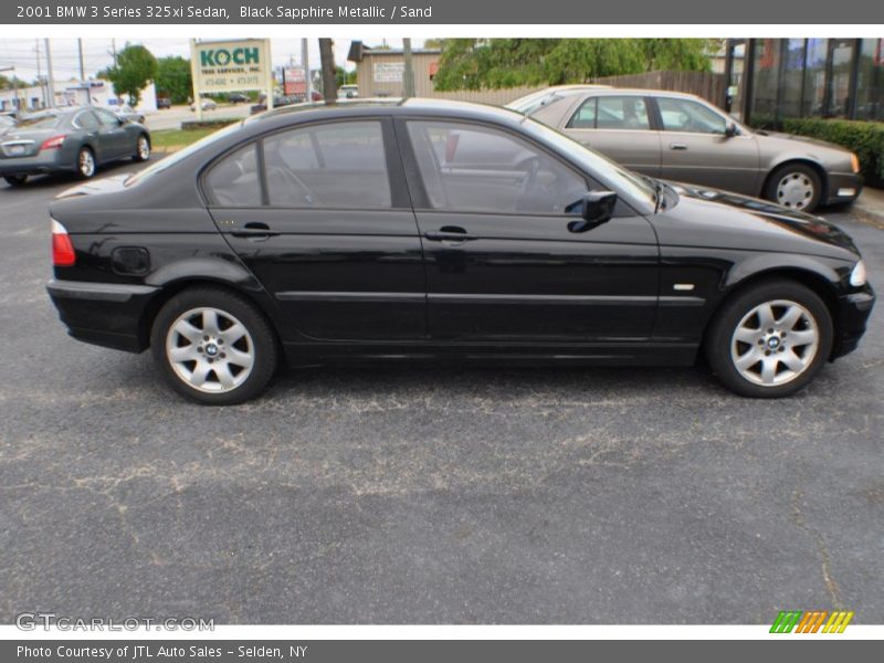 Black Sapphire Metallic / Sand 2001 BMW 3 Series 325xi Sedan