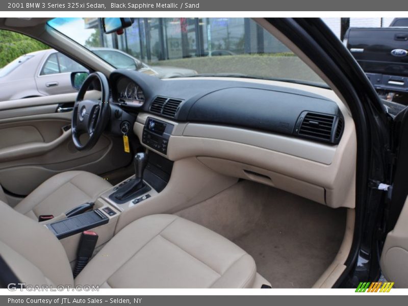 Black Sapphire Metallic / Sand 2001 BMW 3 Series 325xi Sedan