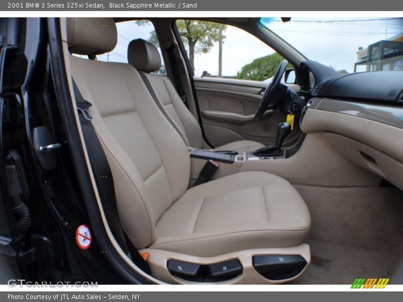 Black Sapphire Metallic / Sand 2001 BMW 3 Series 325xi Sedan