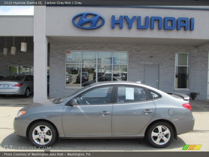 Carbon Gray Mist / Gray 2010 Hyundai Elantra SE