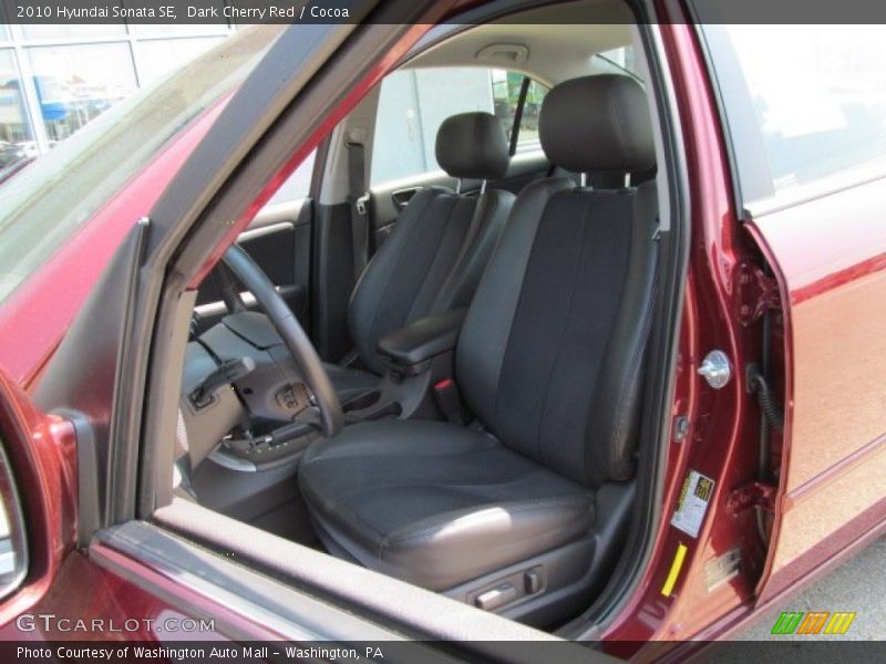 Dark Cherry Red / Cocoa 2010 Hyundai Sonata SE