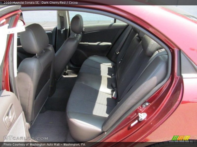 Dark Cherry Red / Cocoa 2010 Hyundai Sonata SE