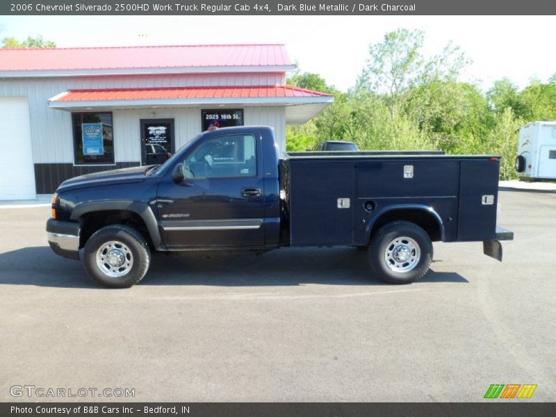 Dark Blue Metallic / Dark Charcoal 2006 Chevrolet Silverado 2500HD Work Truck Regular Cab 4x4