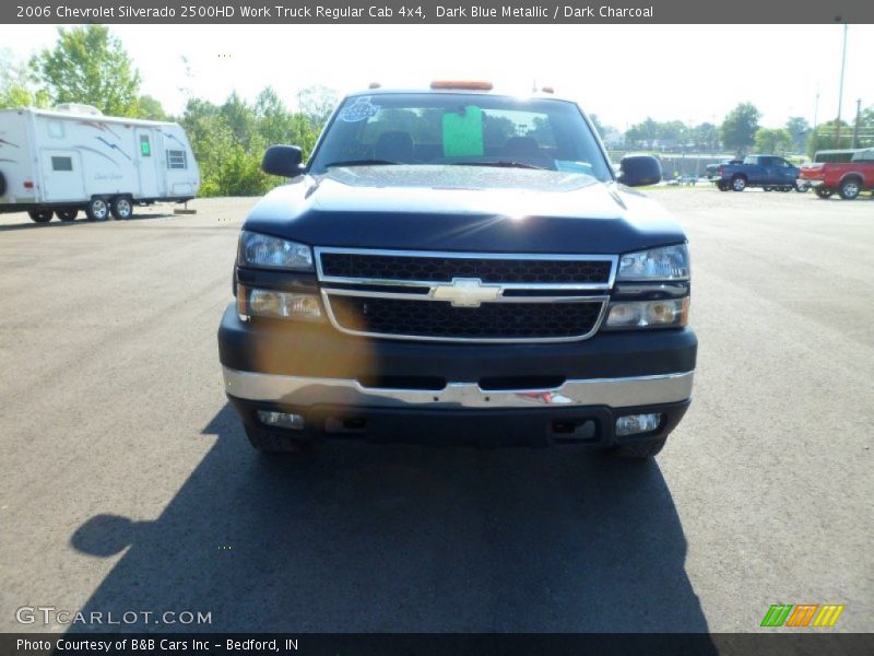 Dark Blue Metallic / Dark Charcoal 2006 Chevrolet Silverado 2500HD Work Truck Regular Cab 4x4