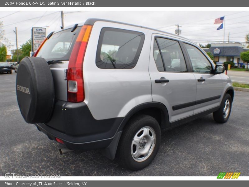 Satin Silver Metallic / Black 2004 Honda CR-V LX