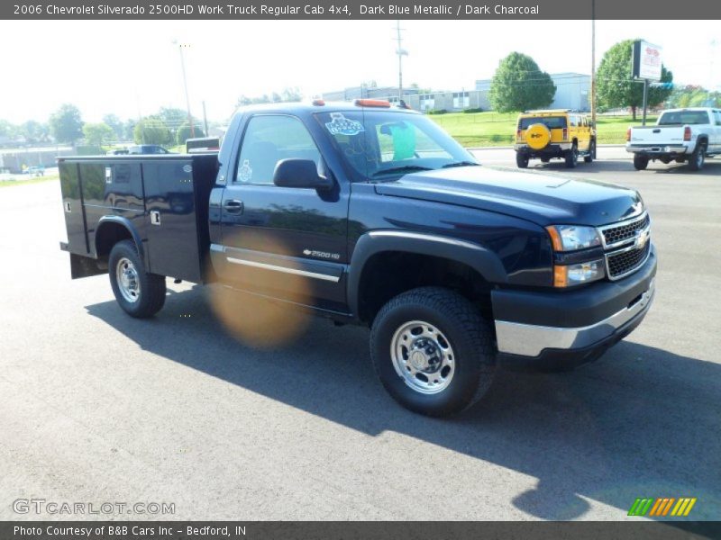 Dark Blue Metallic / Dark Charcoal 2006 Chevrolet Silverado 2500HD Work Truck Regular Cab 4x4