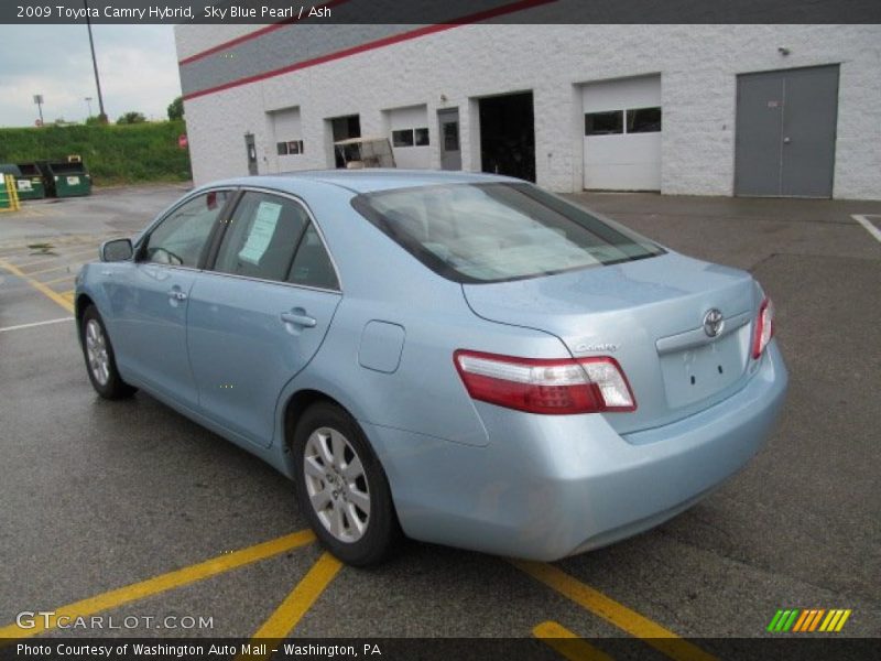 Sky Blue Pearl / Ash 2009 Toyota Camry Hybrid