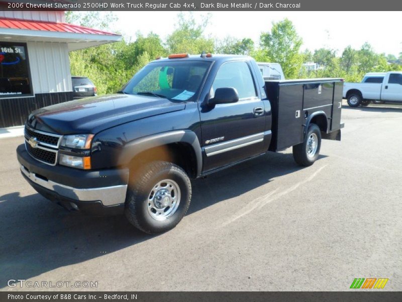 Dark Blue Metallic / Dark Charcoal 2006 Chevrolet Silverado 2500HD Work Truck Regular Cab 4x4