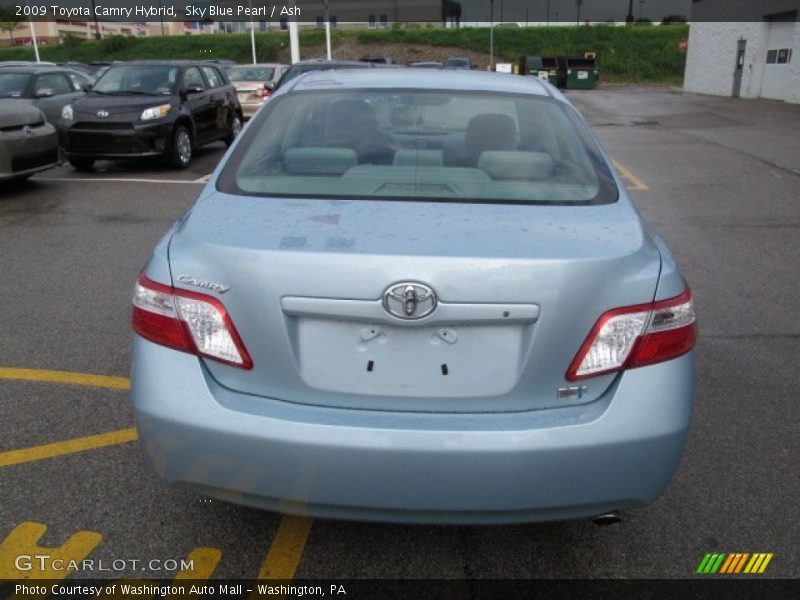 Sky Blue Pearl / Ash 2009 Toyota Camry Hybrid