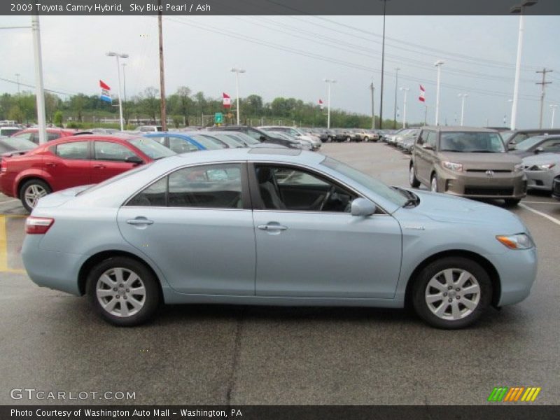Sky Blue Pearl / Ash 2009 Toyota Camry Hybrid