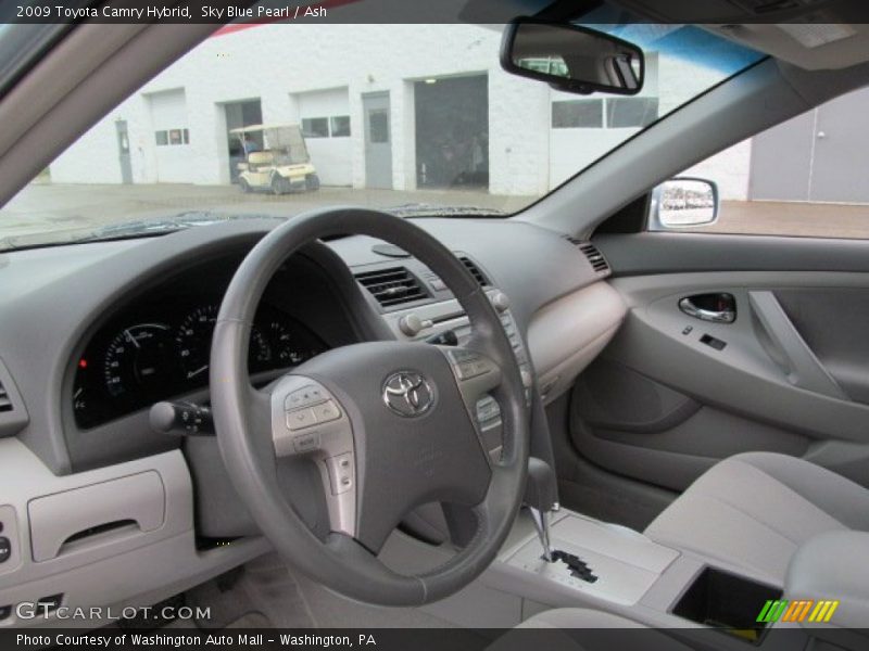 Sky Blue Pearl / Ash 2009 Toyota Camry Hybrid