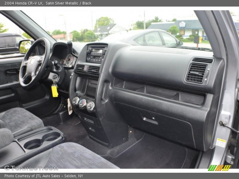 Satin Silver Metallic / Black 2004 Honda CR-V LX