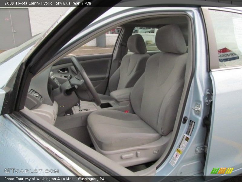 Sky Blue Pearl / Ash 2009 Toyota Camry Hybrid